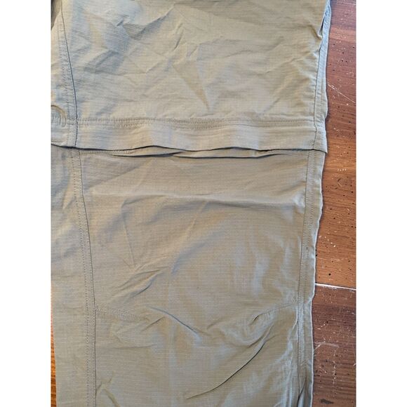 Rail Riders Men’s Convertible Ripstop Nylon Pants Olive 42” Waist 29” Inseam - Picture 2 of 11